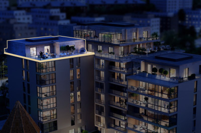 Luxusní Penthousy Radimova Praha 6 - B.8.1 Vista exteriér